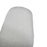 Estelle Jídelní stůl 140*90 - Bílá / Černá + Polar Fluff Jídelní židle - Černé nohy - White Teddy _4