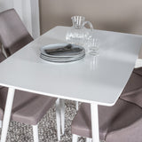 Polar Jídelní stůl 120 cm - White White +Leone 2.0 Polar Grey - White Nohy _4