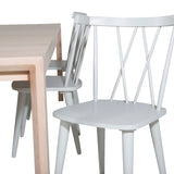Posuvný prodlužovací stůl - White Wash - 170+40+40cm - Mariette - Jídelní židle - Šedá 6