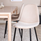 Posuvný rozkládací stůl - White Wash - 170+40+40cm +Jídelní židle Polar- Black le