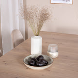 Posuvný rozkládací stůl - White Wash - 170+40+40cm +Jídelní židle Polar- Black le