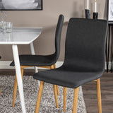 Polar Jídelní stůl 120 cm - White White +Windu Matstol - Ek-Look / Mörkgrå _4