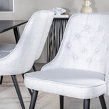 Dipp jídelní stůl - 180*90cm - Černá dýha / celé černé nohy +Velvet Deluxe Di