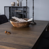 Posuvný prodlužovací stůl - Dub kouřový - 170+40+40 cm + Jídelní židle Velvet Deluxe -
