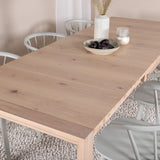 Slider Extension Table - White Wash - 170+40+40cm - Bobby - Jídelní židle - Světle šedá 6