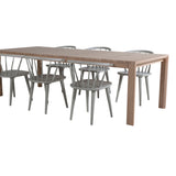 Slider Extension Table - White Wash - 170+40+40cm - Bobby - Jídelní židle - Světle šedá 6