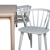 Slider Extension Table - White Wash - 170+40+40cm - Bobby - Jídelní židle - Světle šedá 6