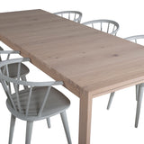 Slider Extension Table - White Wash - 170+40+40cm - Bobby - Jídelní židle - Světle šedá 6