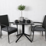 Way café table 70*70+Anna Chair - Black_2