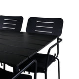 Denver 70*120 Black/Black+Nicke Jídelní židle š. loketní opěrka - Black Steel_4