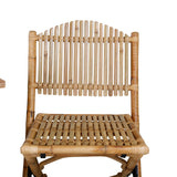 Panama - Stůl - 152/210*90 - Vit Alu/Teak+Cane Skládací jídelní židle - Bambus / Grey Cushion_4