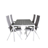 Break Table 150*90 - White/Grey+Albany Light 5ti pólový bílý alu / Grey Textilene_4