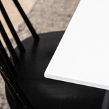 Jídelní stůl Jimmy, černá Bílá HPL+L√∂nneberga Windsor Chair, Black_6
