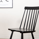 Jídelní stůl Jimmy, černá Bílá HPL+L√∂nneberga Windsor Chair, Black_6
