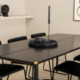 Jídelní stůl Pelle, černá černá židle Black+Kenth, černá černá Velvet_6