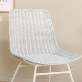 Bianca Oválný jídelní stůl, White Wash Černá Dýha+Cirebon Jídelní židle, White Wash_4