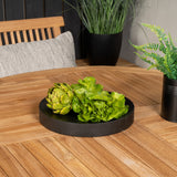 Kulatý jídelní stůl Kenya ø120 cm - Teak+Keňa skládací židle s područkou - Teak_4