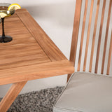 Keňa - Skládací stůl - Přírodní - Teak - 70*70 cm - Skládací židle Kenya bez područky - Teak_2