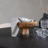 Jídelní stůl Copenhagen – černá/černá dýha + židle se sametovými stehy – černá/béžová látka (polyesterové prádlo) _4