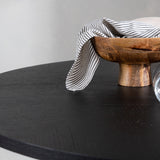 Jídelní stůl Copenhagen – černá / černá dýha + jídelní židle Polar – černé nohy / béžový samet _4