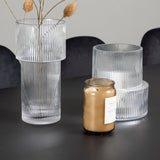 Jídelní stůl Vail – černá / kouřová černá MDF + jídelní židle Polar – černé nohy / černý samet _6