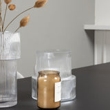 Jídelní stůl Vail – černá / kouřová černá MDF + sametová jídelní židle – světle šedá / černá _6