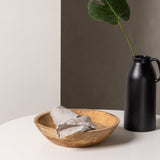 Jídelní stůl Danburi - Woodlook / Woodlook MDF + židle Kenth - černá / černá PU _2