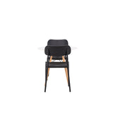 Jídelní stůl Danburi – Woodlook / Woodlook MDF + Jídelní židle Polly – Černá / Černá _2