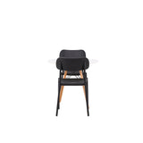 Jídelní stůl Danburi – Woodlook / Woodlook MDF + Jídelní židle Polly – Černá / Černá _2