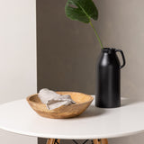 Jídelní stůl Danburi – Woodlook / Woodlook MDF + Jídelní židle Polly – Černá / Černá _2