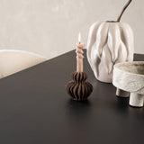 Jídelní stůl Vail - černá / kouřová černá MDF + Chicco jídelní židle - černá / bílá Boucle _6