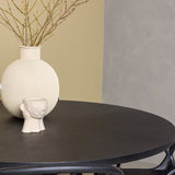 Jídelní stůl Copenhagen – černá / černá dýha + jídelní židle Dyrön – černý polypropylen _4