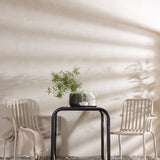 Borneo Cafetable Aluminium - Black / Kvadrat 70*70* +Peking Jídelní židle Aluminium - Béžová / _2