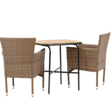 Holmbeck Cafetable Steel - Černá / Obdélníková 55*70*74 +Malina Jídelní židle Alumnium - Příroda / Proutí _2
