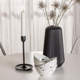 Jídelní stůl Hamden - Bílá Jídelní židle MDF+Dyrön - Greige Polypropylen_4