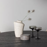 Jídelní stůl Lanzo φ120 - Mocca/Mocca + Noční jídelní židle - Tmavý ořech / Mocca / Hnědá látka _4