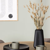 Jídelní stůl Yakidon - Gumové dřevo / Oaklook MDF + Jídelní židle Modesto - šedá / kouřová černá Boucle _4