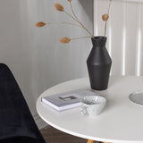 Jídelní stůl Danburi - Woodlook / Woodlook MDF + noční jídelní židle - Black / Black Velvet _2