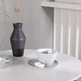 Danburi Jídelní stůl - Woodlook / Woodlook MDF +Edvin Jídelní židle - Nature / PET (polštář bílý) PET povrch, sedák s běžnou houbou _2