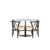 Lycke jídelní stůl s jídelní židlí Alfons