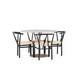 Lycke jídelní stůl s jídelní židlí Alfons