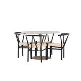 Lycke jídelní stůl s jídelní židlí Alfons