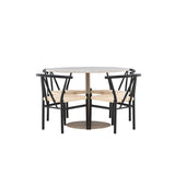 Lycke jídelní stůl s jídelní židlí Alfons