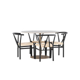 Lycke jídelní stůl s jídelní židlí Alfons