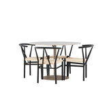 Lycke jídelní stůl s jídelní židlí Alfons