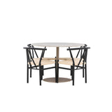 Lycke jídelní stůl s jídelní židlí Alfons