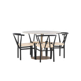 Lycke jídelní stůl s jídelní židlí Alfons