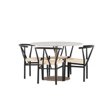 Lycke jídelní stůl s jídelní židlí Alfons