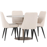 Lycke jídelní stůl s jídelní židlí Leone