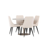 Lycke jídelní stůl s jídelní židlí Leone